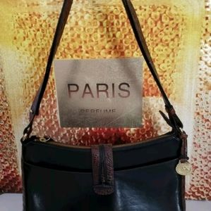 Brahmin Black Brown Handbag